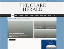 Tablet Screenshot of clareherald.com